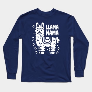 Mama Llama Funny Design for Mothers Gifts Long Sleeve T-Shirt